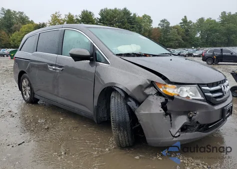 2014 Honda Odyssey Ex z USA, uszkodzony, nr VIN 5FNRL5H46EB084191